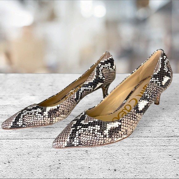 Sam Edelman Shoes - Sam Edelman DORI Kitten Heel Pumps SNAKESKIN Pattern | Womens Size 7 ***NWOT***
